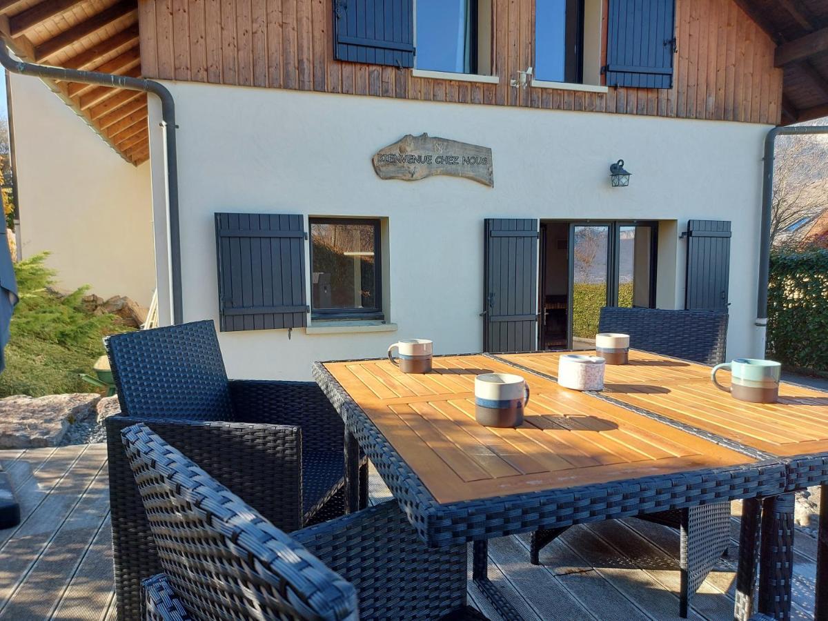 Lac d'Annecy Chalet: Mountain View Retreat with Terrace and Garden Saint-Jorioz Exterior photo