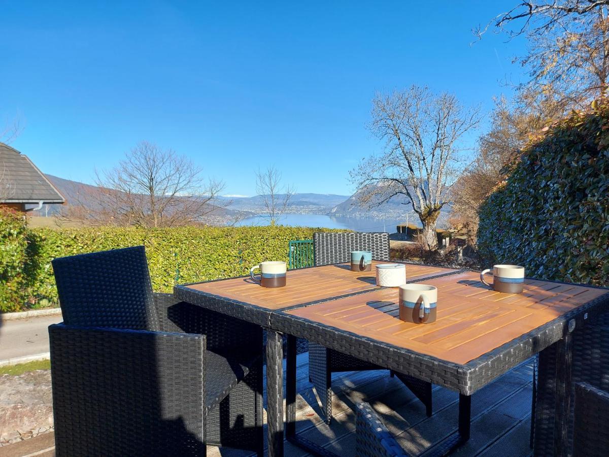 Lac d'Annecy Chalet: Mountain View Retreat with Terrace and Garden Saint-Jorioz Exterior photo